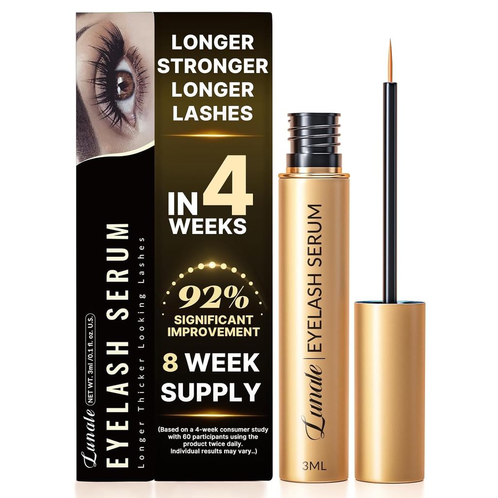 EyelashGrowthSerumwithAdvancedFormula:RapidEyeLashEnhancingEyelashGrowthin3-4Weeks-BoostLongerThicke