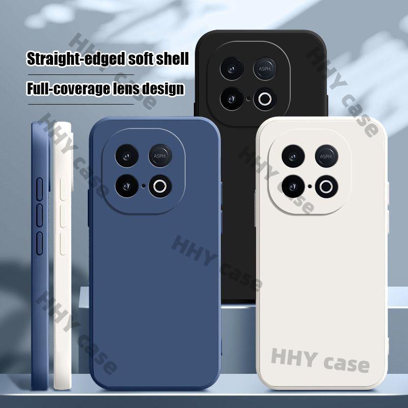 เคส IQOO Z10 Turbo เคส IQOO Z10 Turbo Pro เคส Simple Silicone Soft Case อินเทรนด์ใหม่ป้องกันกรณี Sty