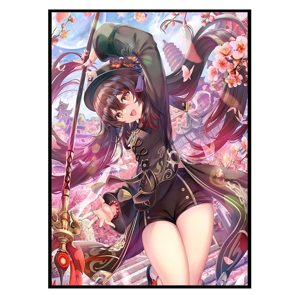 Yuanshen Card Holder Pokémon Card Holder PTCG Card Protective Case Official diy Flash Girl Case One 
