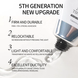 🔥AS ชุดคู่ Gen5 เจลกาวต่อเล็บ + น้ำยาถอดเจลกาว ติดแน่น ถอดง่าย ไม่ทิ้งคราบ กาวเจล UV/Press On ครบจบในเซ็ต