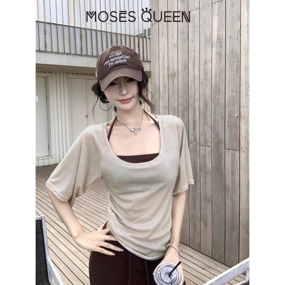 MOSESQUEEN เสื้อกล้ามสไตล์เซ็กซี่สำหรับทุกโอกาสในหน้าร้อน รูปที่ 7