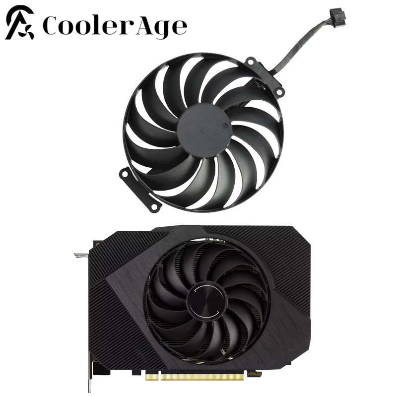 การ์ดพัดลมสําหรับ ASUS Phoenix RTX 3050 3060 95 มม.CF1010U12D RTX3050 RTX3060 กราฟิกการ์ดเปลี่ยนพัดล