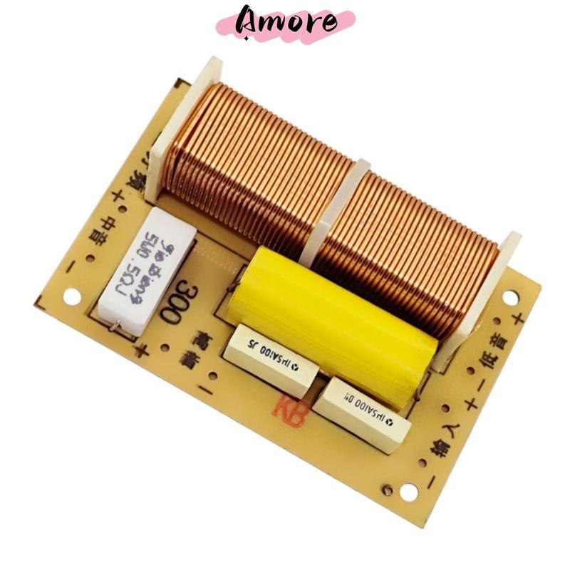 Amore Professional 3Way HiFi Music Crossover สําหรับระบบลําโพงที่มีช่วงกลางความถี่ต่ําส่วนประกอบพรีเ