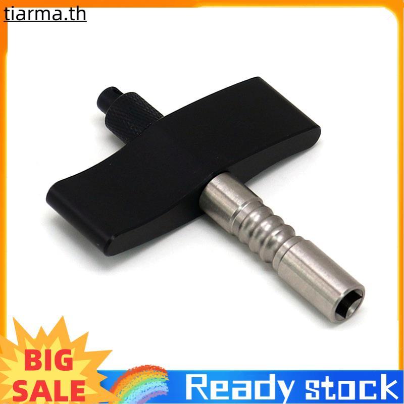 TIARMA Drum Tuner Drum Key Tuner อุปกรณ์เสริมสําหรับจูนเนอร์เครื่องดนตรีสีดํา