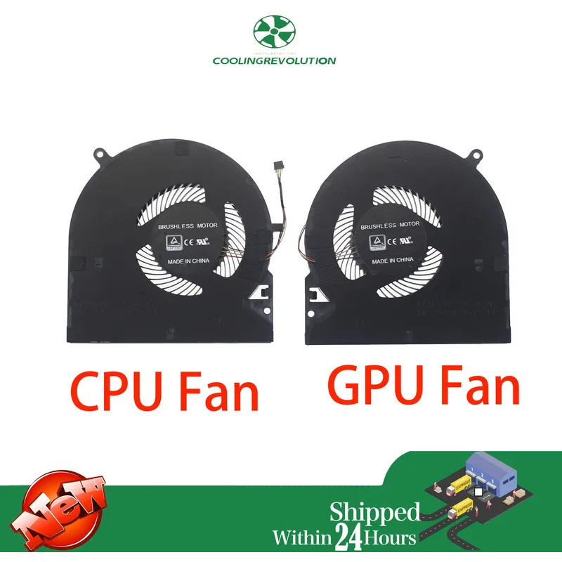 พัดลมระบายความร้อน CPU GPU แล็ปท็อป DFS5K121144645 DFS5K123043635 DC5V 4Pin สําหรับ Razer Blade15 RZ