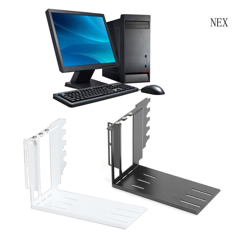 NEX SXJ-B ปรับ GPU แนวตั้งวงเล็บโลหะสําหรับแปลงมุมกราฟิกการ์ดใน PC กรณี GPU Mount Bracket