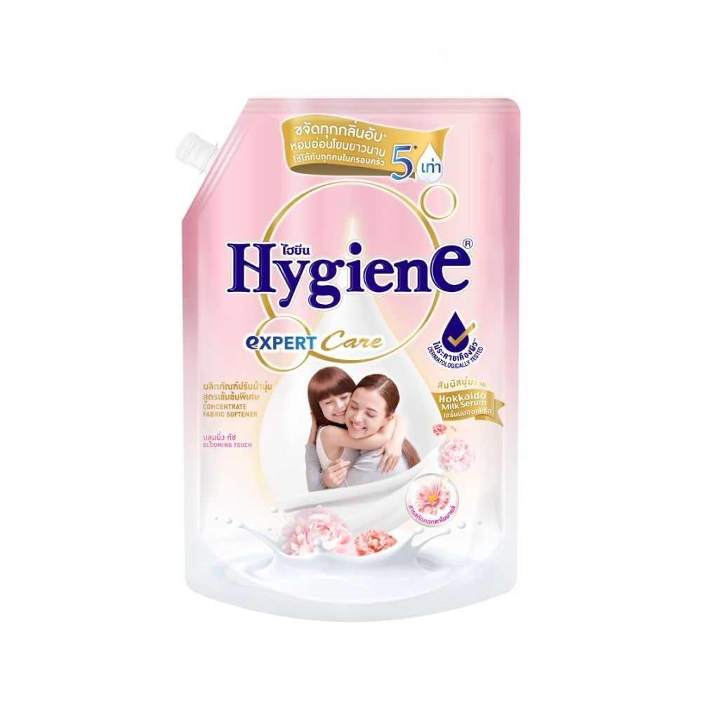 [สินค้าส่งด่วน]  ไฮยีนเอ็กซ์เพิร์ท ผ้านุ่มบลูมมิ่ง 1000 มล. HYGIENE EXPERT CARE BLOOMING PINK 1000 ML