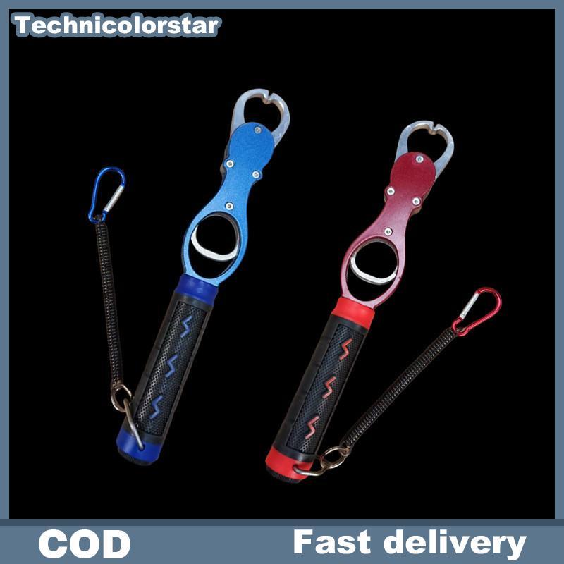 Tcth ตกปลา Lip Gripper ปลา Plier Hand Grip แบบพกพาอลูมิเนียมตกปลา Grip Hook Gripper พร้อมน้ําหนักขนา