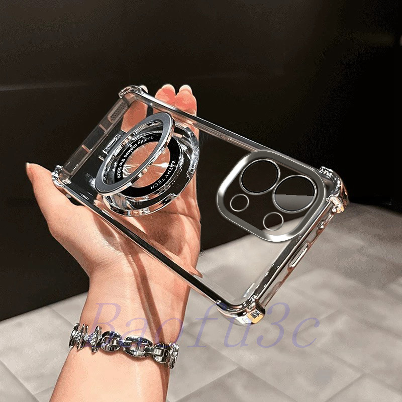 เคส Vivo Y05 / Y11D / Y21D / Y31 5G / Y31D ถุงลมนิรภัยสี่มุมป้องกันการตก เคสโทรศัพท์โปร่งใสพร้อมขายึด CDSJ