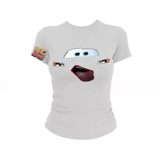 เสื้อแขนสั้นคอกลมเข้ารูปตัวนี้ โดดเด่นด้วยลายหน้ายิ้มแบบอเมริกันสุดน่ารัก ผลิตจากผ้าฝ้าย 100% ดีไซน์ทันสมัย ​​เหมาะสำหร