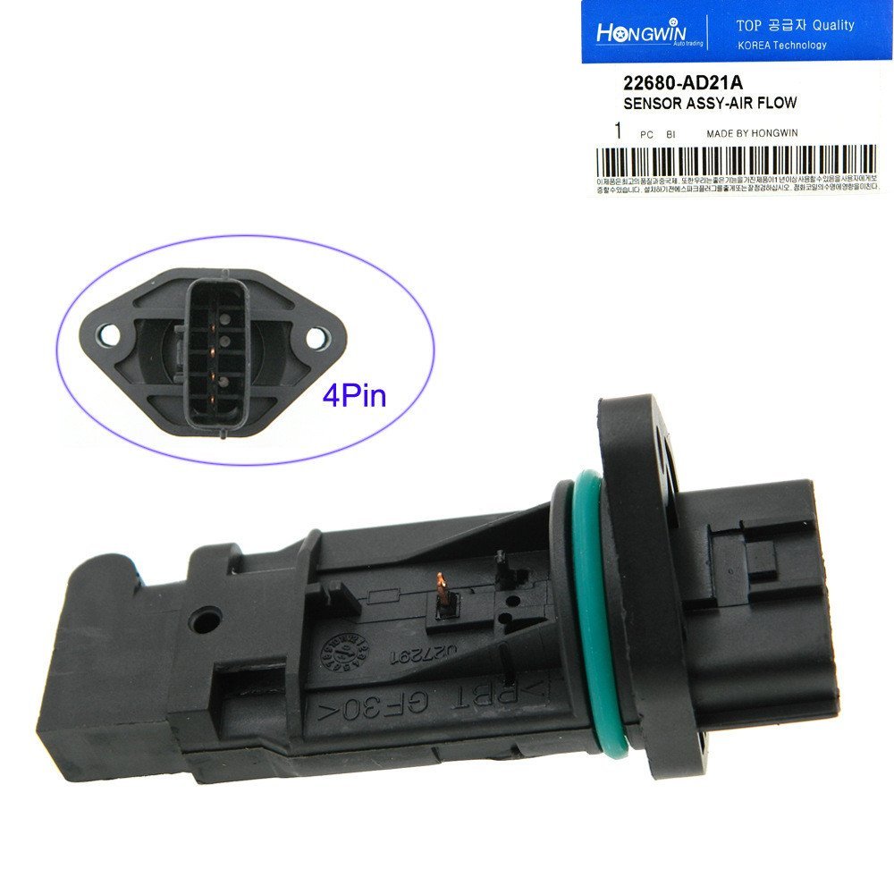 เหมาะสําหรับ Nissan Air Flow Sensor 22680-AD21A 22680-4M500 22680-AD200