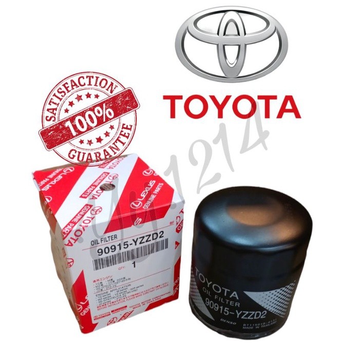 ใหม่กรองน้ํามัน TOYOTA YZZD2 HILUX INNOVA FORTUNER HIACE ESTIMA ALPHARD HARRIER UNSER D2 เครื่องยนต์