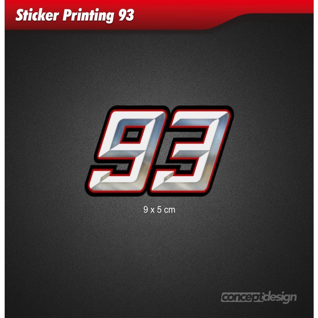 สติ๊กเกอร์พิมพ์ 93-GEN129-MOTSKR44