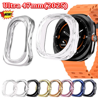 เคส TPU สําหรับ Samsung Galaxy Watch Ultra 47 มม.(2025) ฝาครอบป้องกันกีฬาแบบนุ่มสําหรับ Galaxy Watch 7 Ultra 47 มม.