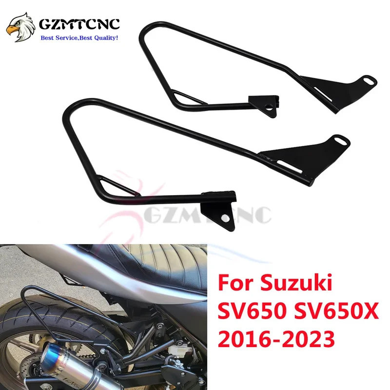 LY รถจักรยานยนต์SaddlebagรองรับBracket Guardบาร์สําหรับSuzuki SV650 SV650X SV 650 650X 2016 2017 201