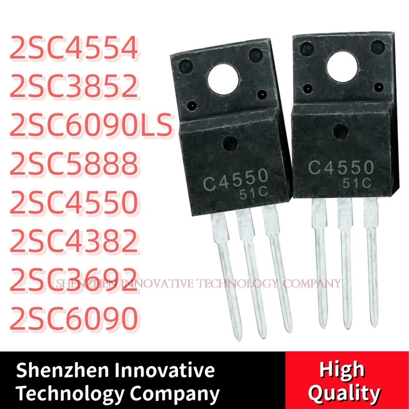 5pcs 2SC4554 2SC3852 2SC6090LS 2SC5888 2SC4550 2SC482 C3692 C6090 C3710 TO-220F C4554 C3852 C6090 C5