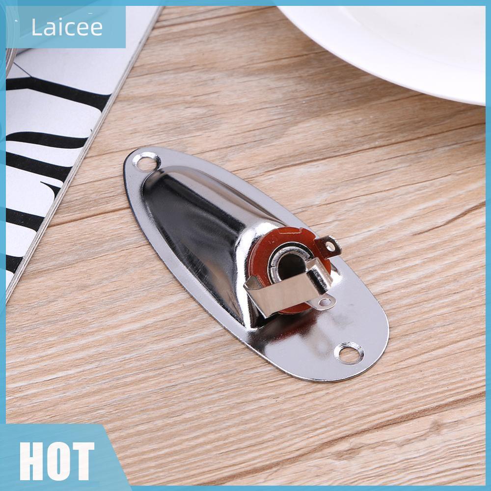 [Laicee.th] Guitar Pickup Endpin Jack Plug Sockets for Acoustic Guitar 3 Prong Spiral Cycinder Long 