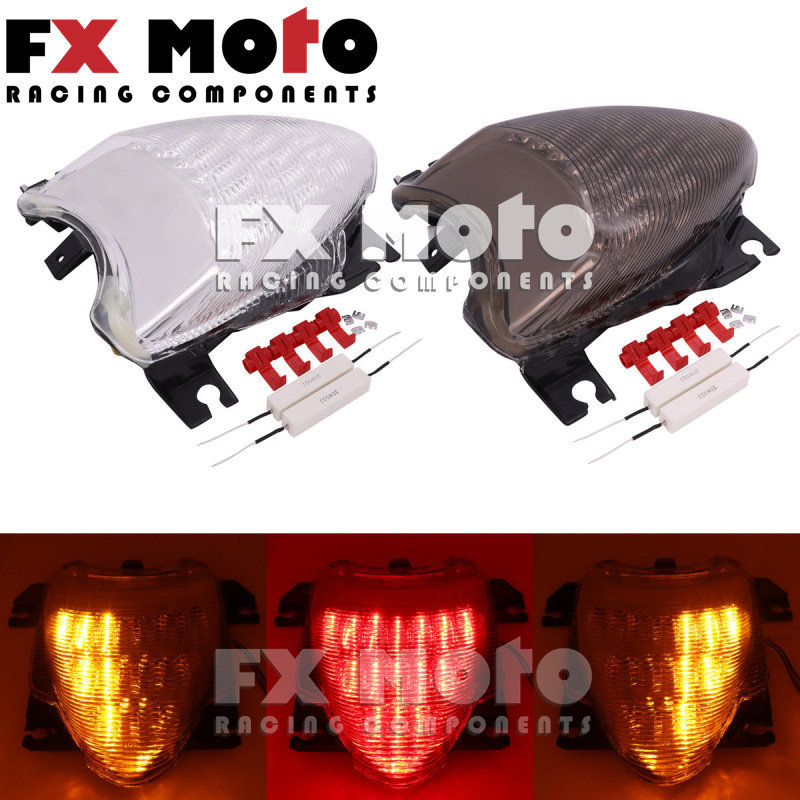 เหมาะสําหรับ Suzuki Yam Avenue BOULEVARD M109R 06-09 ไฟเบรค LED ด้านหลังไฟท้ายประกอบ