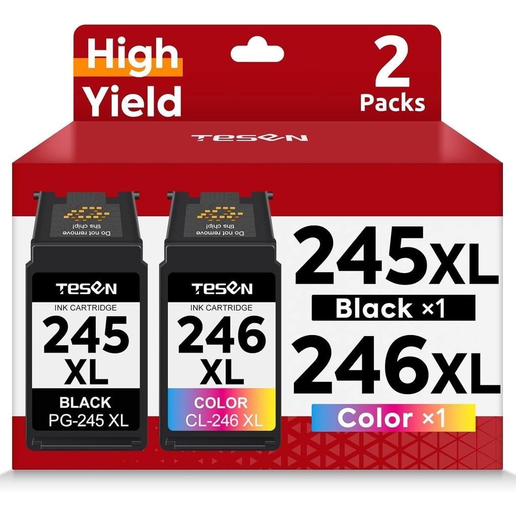 245XL 246XL ตลับหมึกสําหรับ Canon PG-245XL CL-246XL PG-245 245 246 XL สําหรับ PIXMA MX490 MG2525 MG2