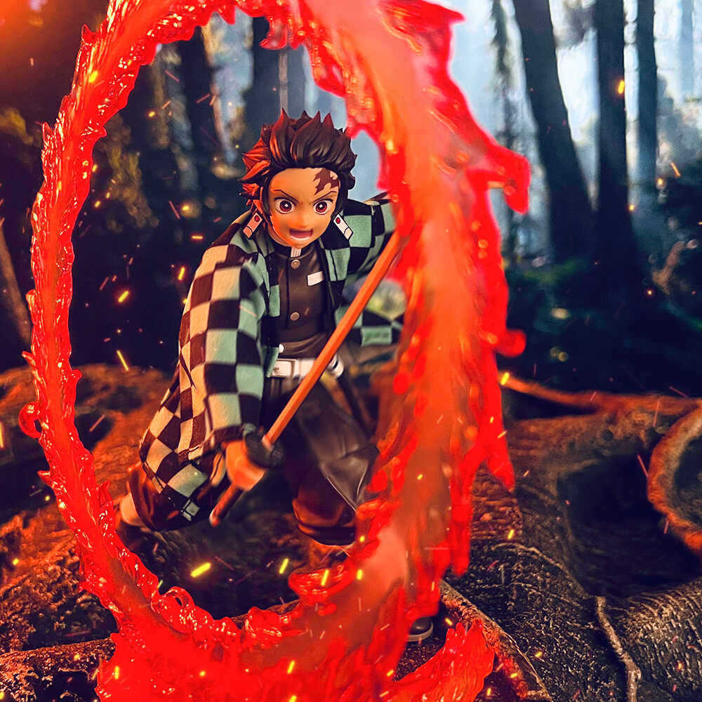 [ระดับไฮเอนด์] พร้อมสต็อก SHF Demon Slayer Blade Tanjiro Kamado Demon Slayer Cloth ไม่มีรุ่น