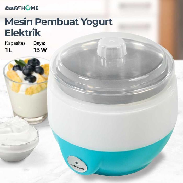 MESIN TaffiHOME เครื่องทําโยเกิร์ตไฟฟ้าแบบพกพา 15W 1L - PA-10C - สีน้ําเงิน AM10 Alanmasbro10