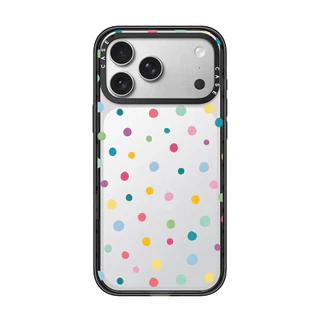 Simple สีสัน Polka Dot เคสโทรศัพท์แม่เหล็กสําหรับ iPhone 17Pro Max 17Air 16 Plus 17 16 15 14 13 12 Pro Max กรณีกันกระแทกป้องกันปลอก