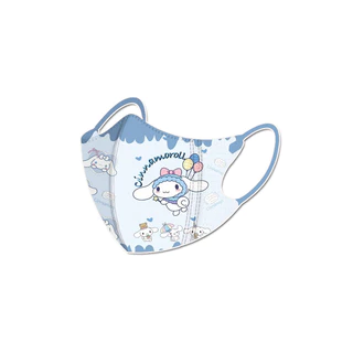 SANRIO หน้ากากเด็ก 3ง ความงามสูง 3-12 ปีลายการ์ตูน ซานริโอ หน้ากากเด็ก 3 ชั้นบรรจุแยกชิ้น หน้ากากเด็กผู้หญิง คุโรมิ ทํานอง น่ารัก