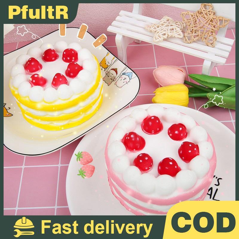 เค้กของเล่นบีบคลายเครียดที่เพิ่มขึ้นช้า, ของเล่นบีบจุ่มนุ่ม ปู่ 60-100 ชิ้น