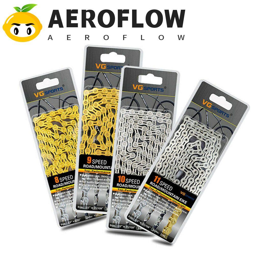 AEROFLOW โซ่สำหรับ Hybrid Cycle ทนทาน สําหรับจักรยานเสือภูเขาและเสือหมอบ รองรับความเร็ว 8-11