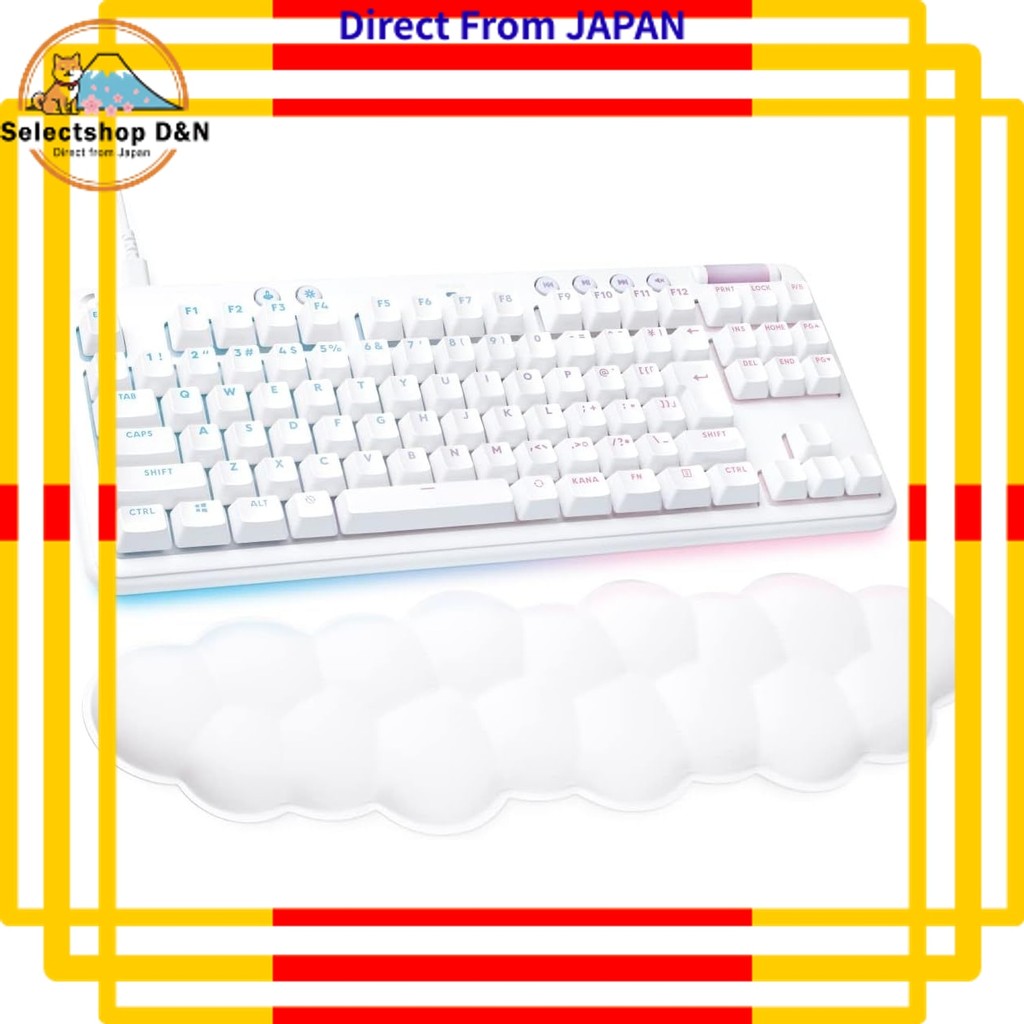 Logitech G Aurora Collection Gaming Keyboard Tenkeyless G713 Linear Wired Mechanical Keyboard Cloud 