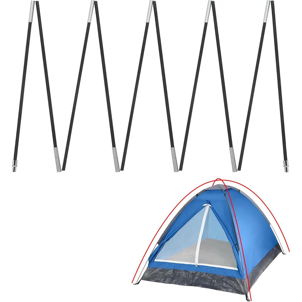 1PCS เต็นท์เสาสําหรับ Wakeman 2-Person Camping เต็นท์, Camping เต็นท์อุปกรณ์เสริมสําหรับ Wakeman Cam