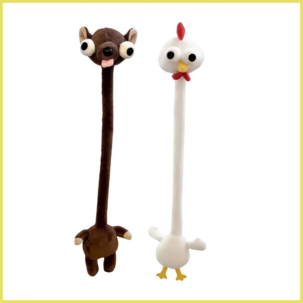 ตุ๊กตาสัตว์ 15.7 นิ้ว Bendable คอยาวของเล่นตุ๊กตาสําหรับวันเกิด Party Home Nursery ห้องนอน chenhomph