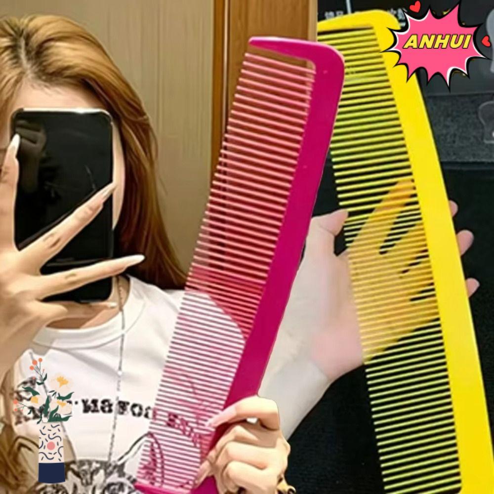 ANHUI Straight Hair Comb, Hair Detangling Massage Giant Giant Giant Comb, Funny Plastic Massage Comb