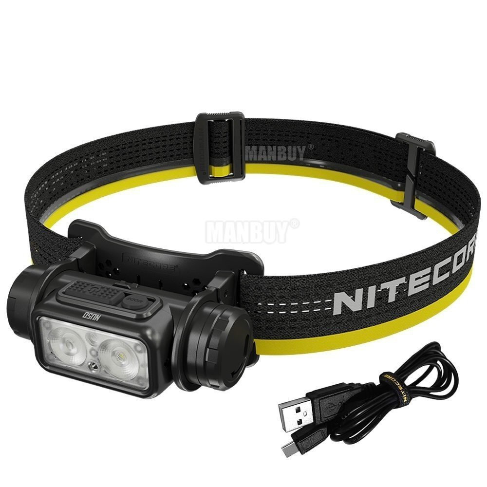 NITECORE NU50 1400 Lumens USB-C ไฟหน้าแบบชาร์จไฟได้ SU2I 3HV9 HPDB G9SI PUAG