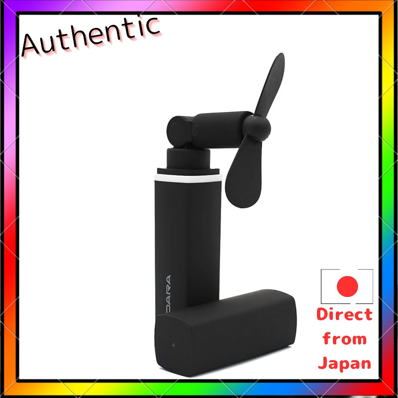 Portable fan Handy fan LIPFAN Black JYOARA Rechargeable fan Portable fan Portable fan Cool air USB f