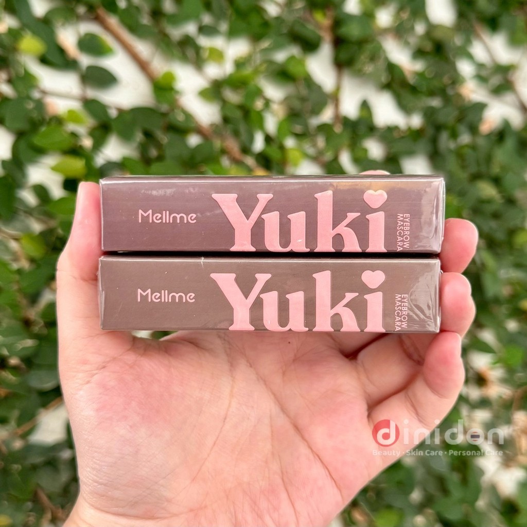 ((dinidon Shop)) MELLME Yuki Eyebrow Mascara 5 G. #01 Neko Natural Brown / #02 Kirei Gold Brown