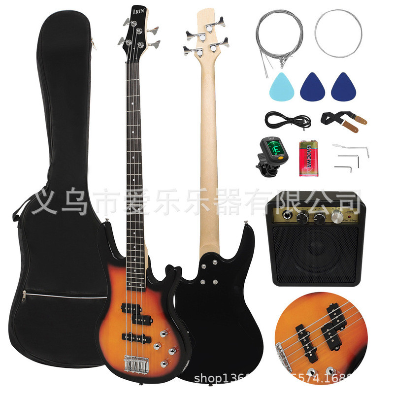 Four-String Electric BASS ชุด IB ไฟฟ้า BASS Introductory Rock Instrument BASS 4-String กีตาร์เริ่มต้