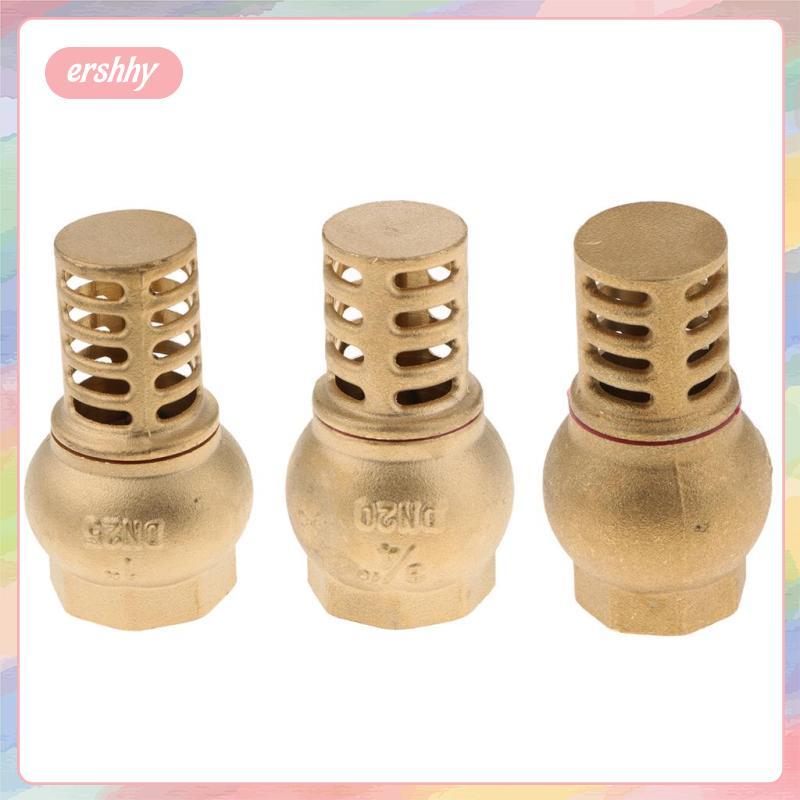 [ershy] DN15 DN20 DN25 DN32 DN40 สําหรับสําหรับสําหรับสําหรับหญิงกระทู้เท้าวาล์วด้านล่างตัวเชื่อมต่อ