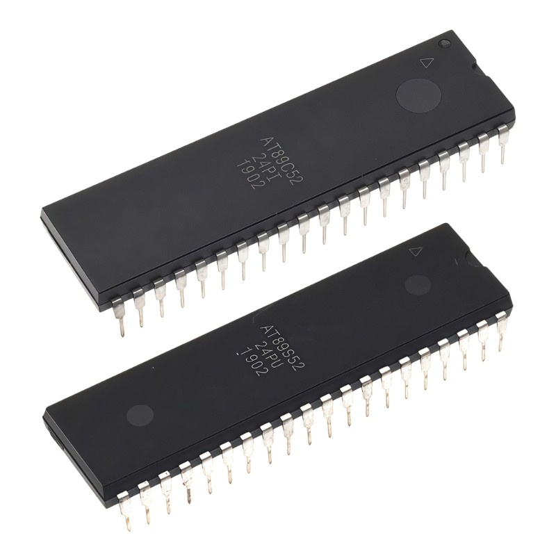 Kellnny AT89C52 24MHz DIP40 Microcontroller เหมาะสําหรับการทดลองการศึกษา