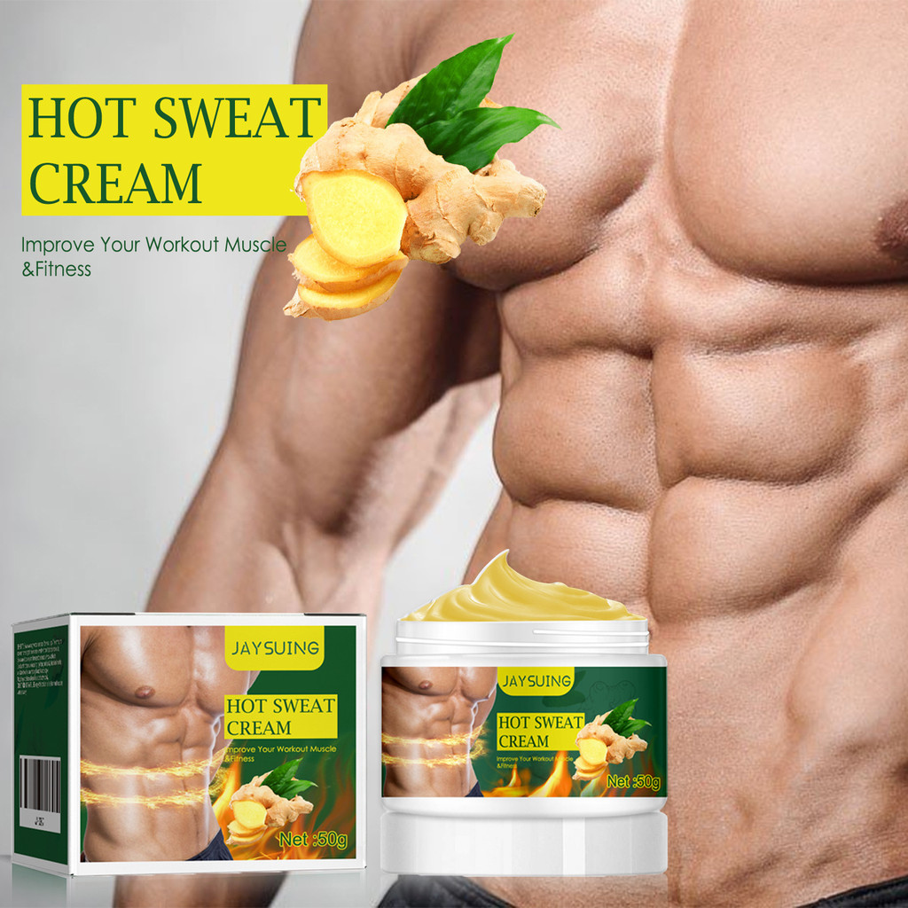 Jaysuing Abs Cream Mens Chest Muscle Massage Ointment Mens Fitness Massage Abs Care Cream99860425