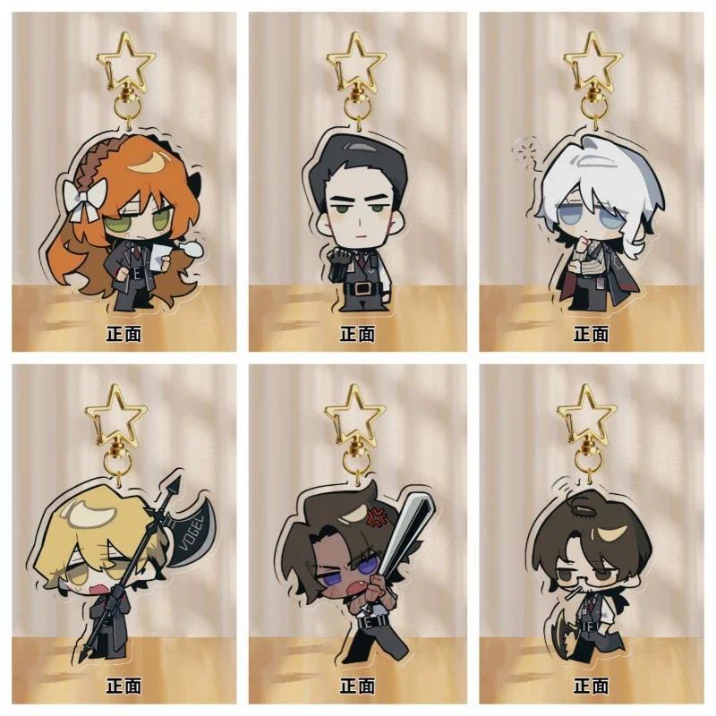 Faust DonQuixote Ishmael Rodion อะนิเมะ KeyChain ‌‌Limbus Company Men Key Chain สําหรับผู้หญิงการ์ตู