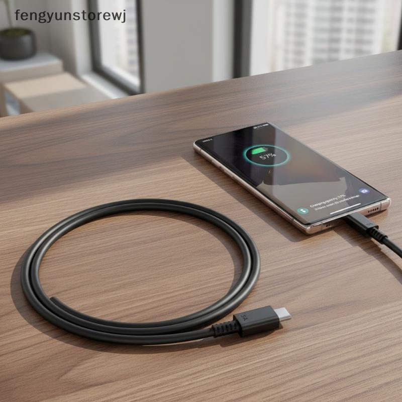 Fengyunstorewj สาย Usb Type C 5A PD สายชาร์จเร็วสําหรับโทรศัพท์ Type C สายชาร์จ TH