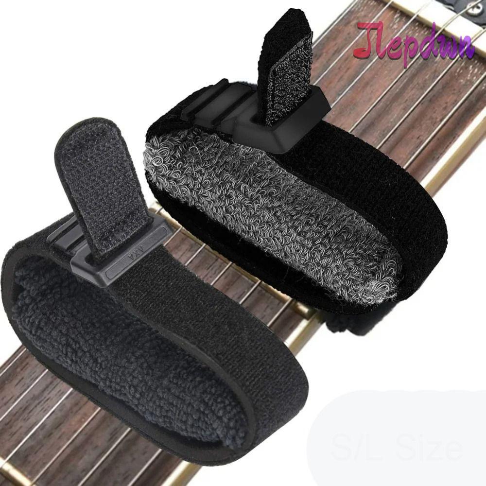 JEPDWN กีตาร์ String Mute Damper, ปรับ Fingerboard Mute เทปกีตาร์ Fret Wrap, แบบพกพาเบส Ukulele Stri