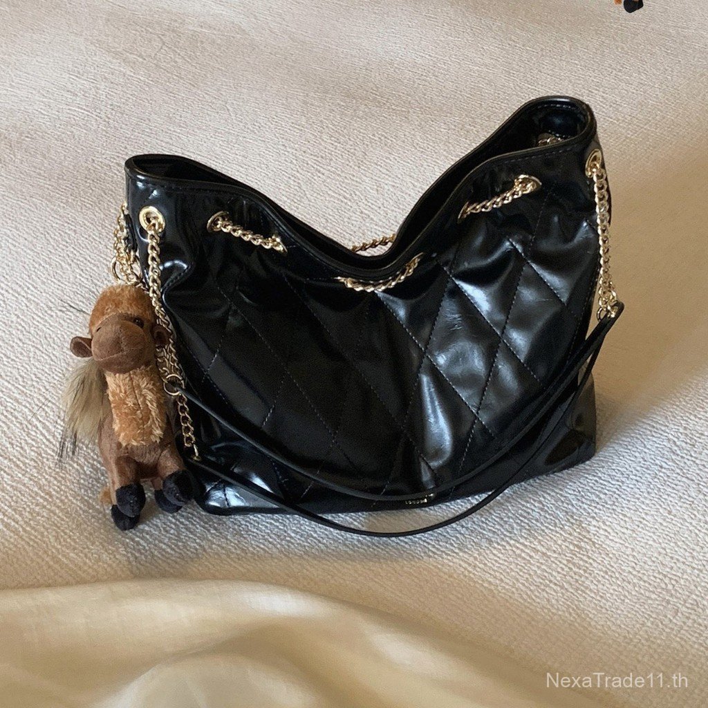 South Style Chio2nd Berlin New Dream Tote Bag Women Fashion Atmosphere Commuter Diamond Black One-Sh
