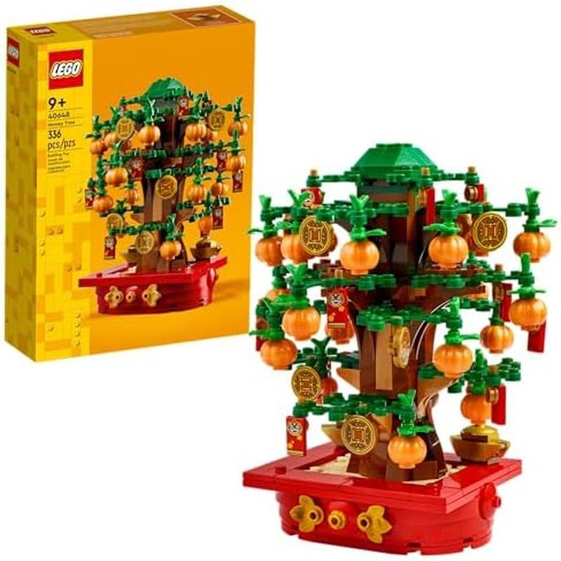 LEGO Money Tree - Lunar New Year Building Toy - Kids Chinese Culture Learning and Educational Toy fo