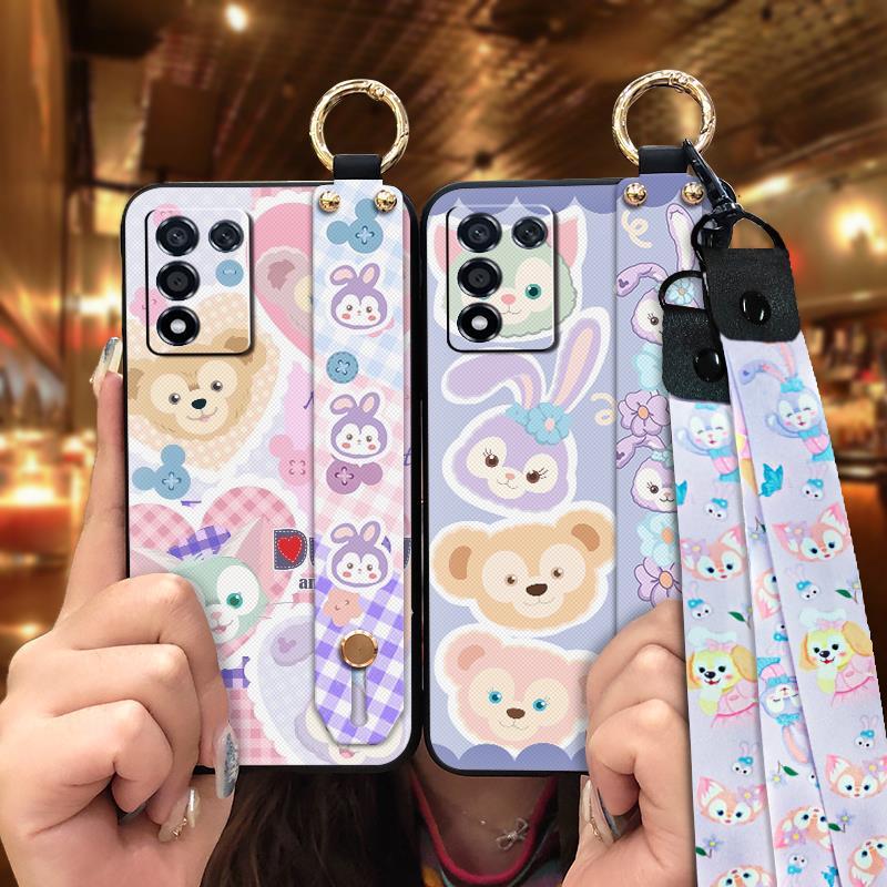 Dirt-proof ผู้ถือโทรศัพท์สําหรับ OPPO K9S/Realme Q3S/Q3T/K10 Vitality Edition Anti-dust Lanyard ออกแ