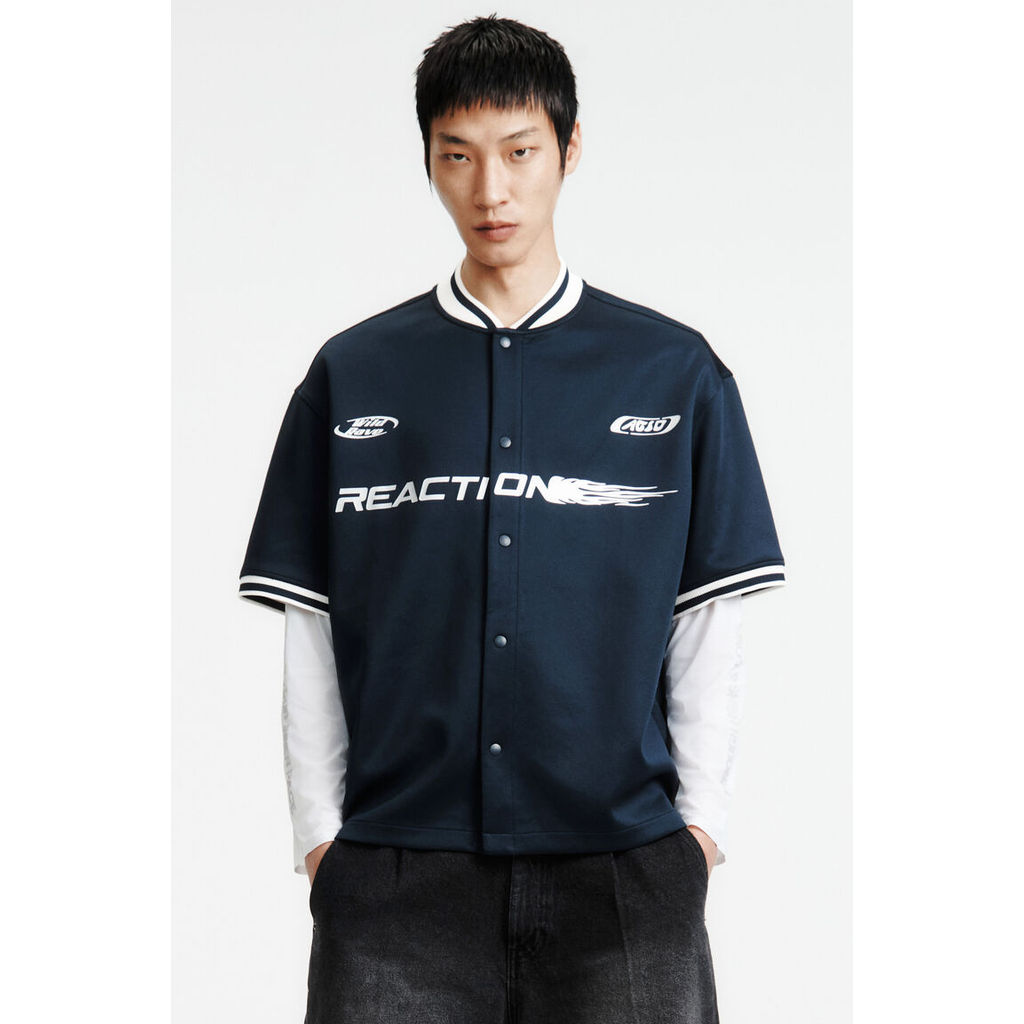 H&M(เอชแอนด์เอ็ม) เสื้อเบสบอลสกูบาแบบหลวม ผู้ชาย 1326555_1