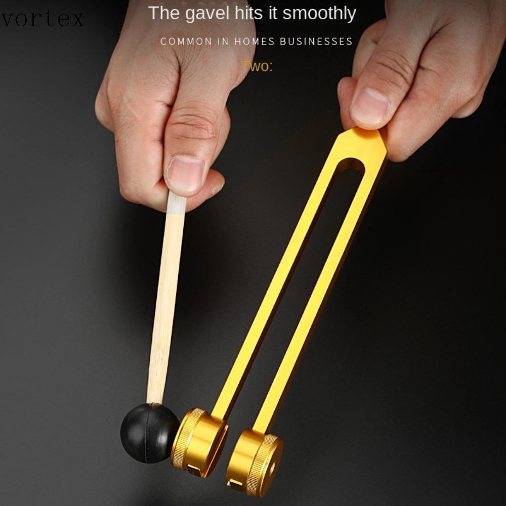 VORTEXG 128 Hz ชุดส้อมปรับแต่ง, Healing Chakra Sound Therapy ส้อมปรับแต่ง Bio-Acostic, ส้อมปรับแต่ง Earjar อลูมิเนียมสีสันสดใส ส้อมปรับแต่งแบบพกพา 128 Hz Tuner Reliever