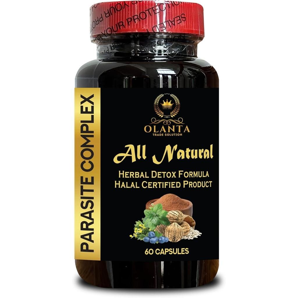 Parasite Complex with Wormwood, Black Walnut & Cloves - Natural Digestive Health & Detox Support - 1