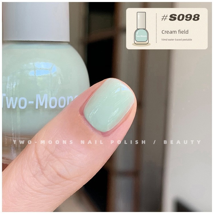 ยาทาเล็บ สีเจล Two-Moons Influencer ยาทาเล็บปลอดสารพิษไม่มีกลิ่นน้ําฉีกขาดได้ไม่อบติดทนนาน